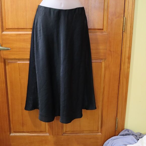 Gap Black Midi Skirt Medium - Picture 2 of 6